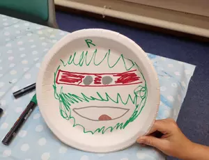 A Hero Turtle Mask 