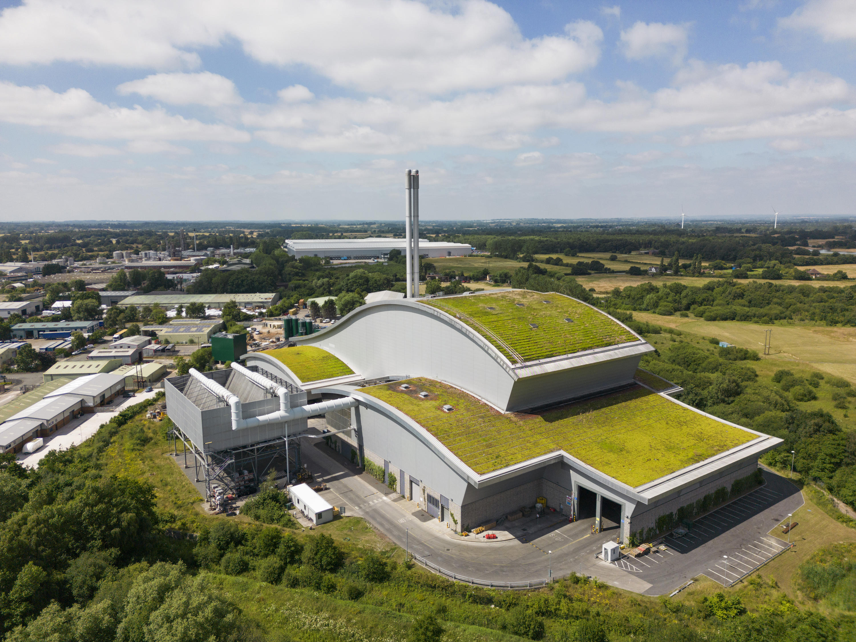 Photo shows the Staffordshire ERF Site